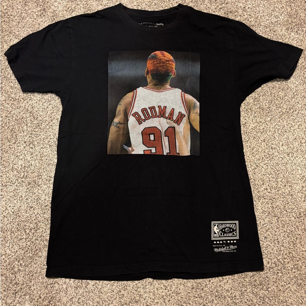 Black Rodman Graphic T-Shirt